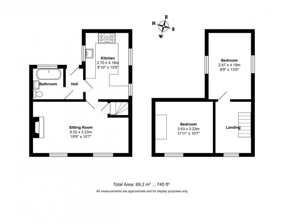 Floorplan for Coddenham, Ipswich, Suffolk