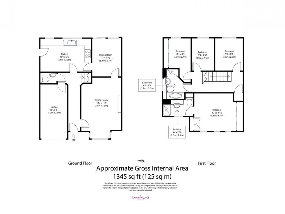 Floorplan for Elmswell, Bury St Edmunds, Suffolk