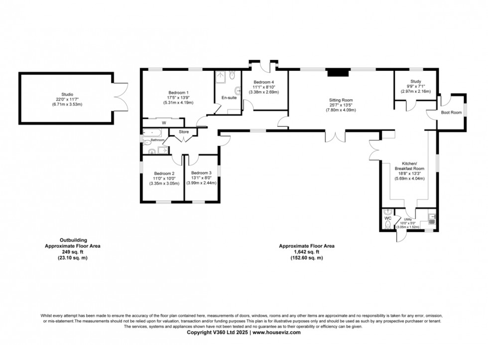 Floorplan for Battisford, Stowmarket, Suffolk