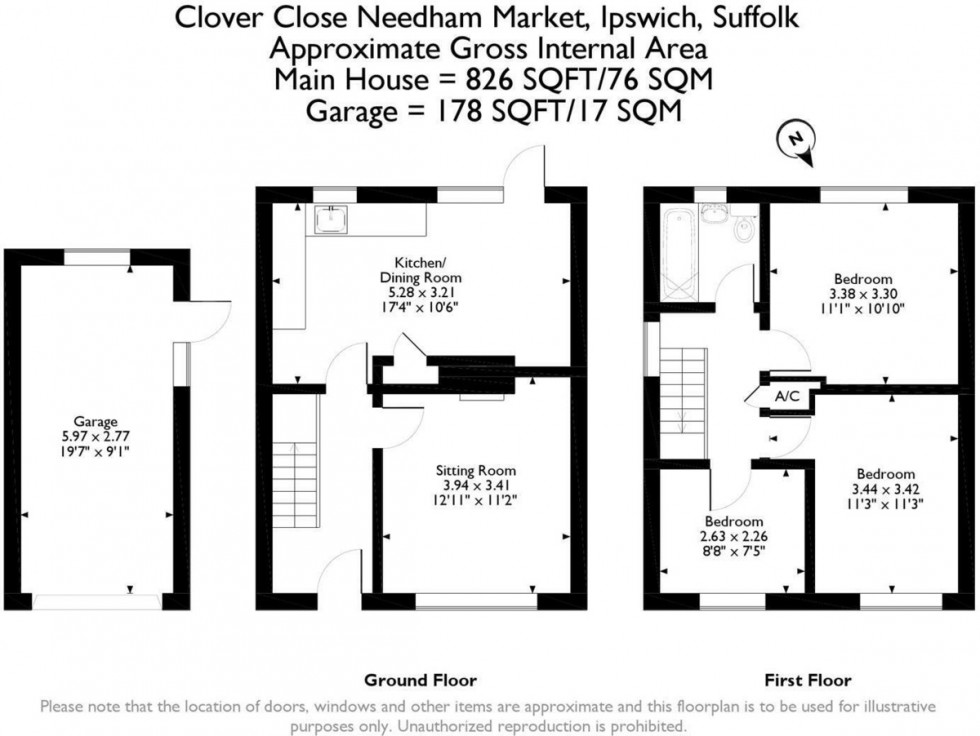 Floorplan for Needham Market, Suffolk