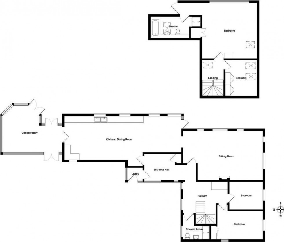 Floorplan for Somersham, Ipswich, Suffolk