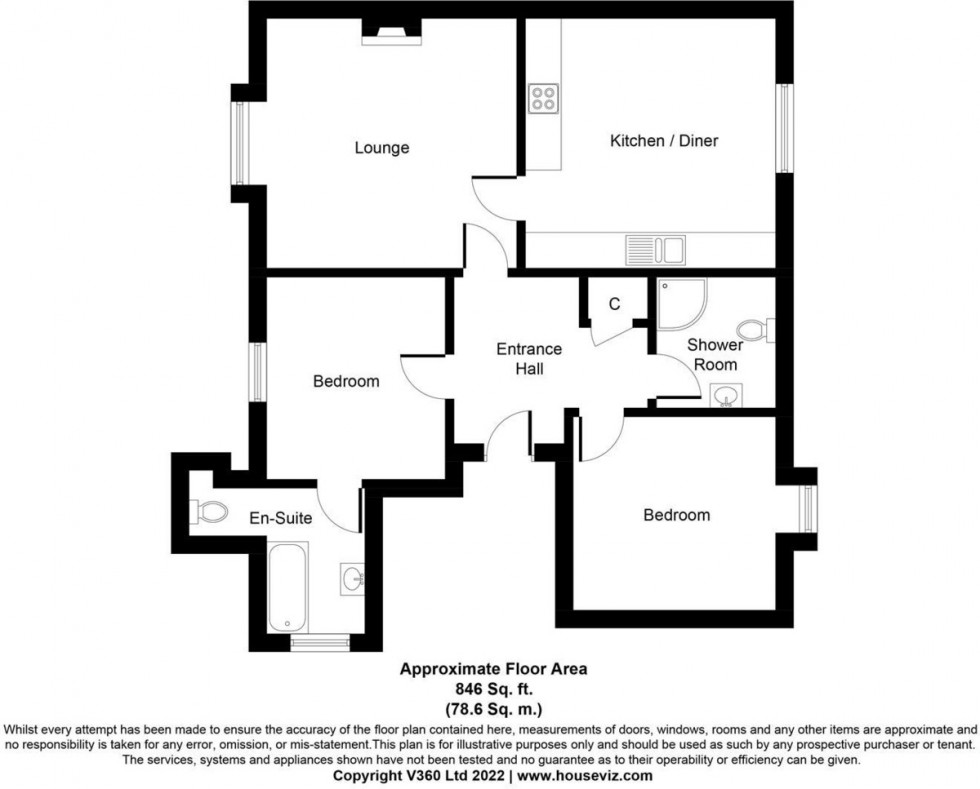 Floorplan for Ipswich, Suffolk