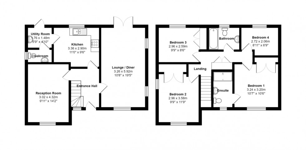 Floorplan for Yaxley, Eye, Suffolk