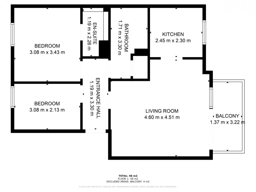 Floorplan for Ipswich, Suffolk