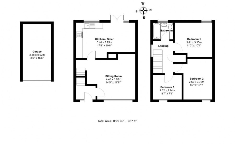 Floorplan for Needham Market, Suffolk
