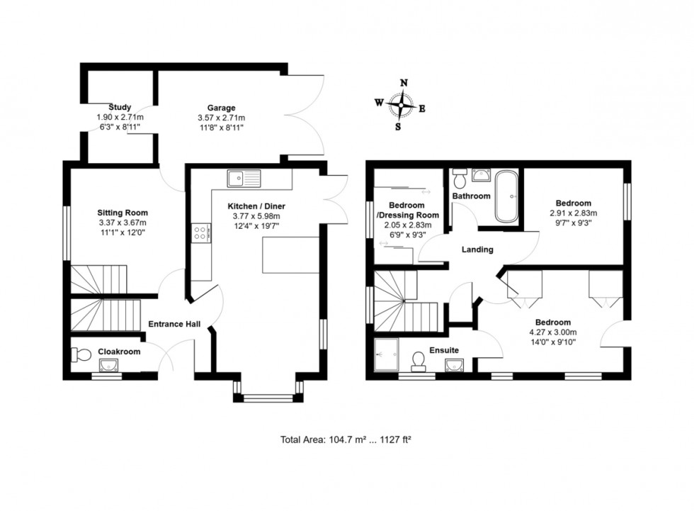 Floorplan for Bramford, Ipswich, Suffolk