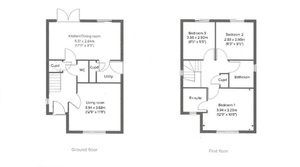 Floorplan for Capel St. Mary, Ipswich, Suffolk