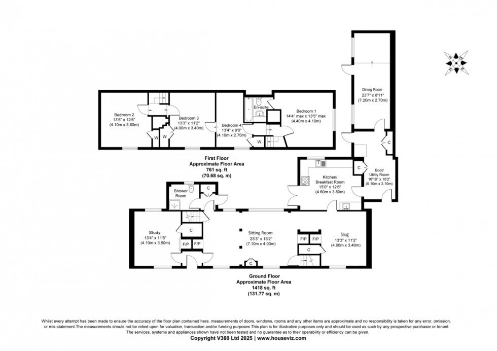 Floorplan for Edwardstone, Sudbury, Suffolk