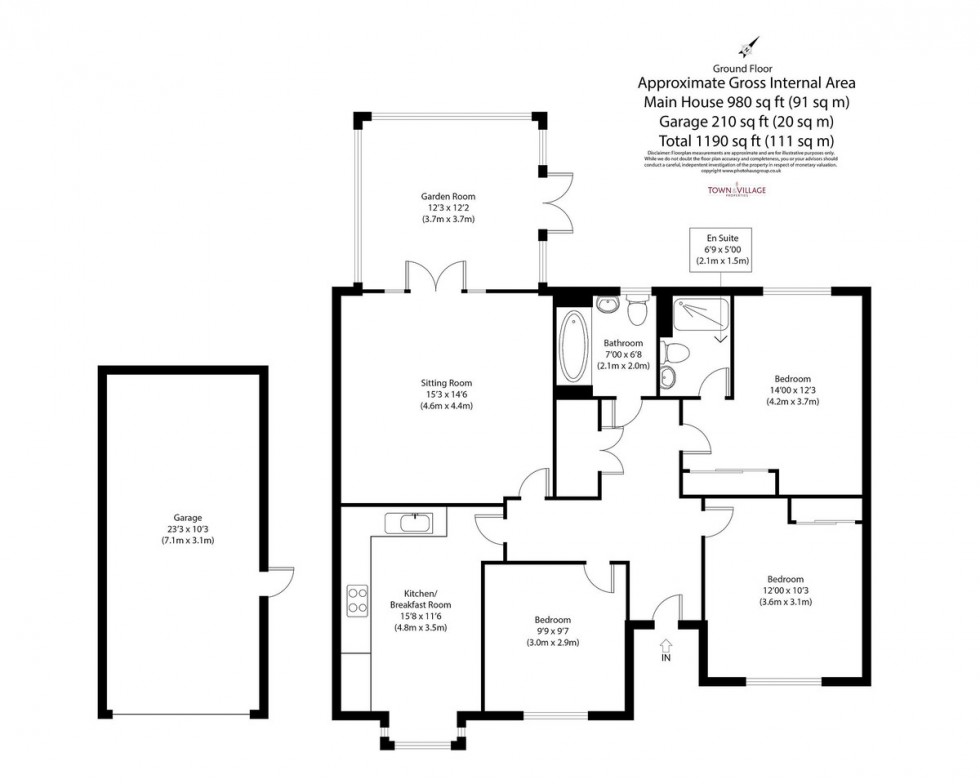 Floorplan for Stowupland, Stowmarket, Suffolk